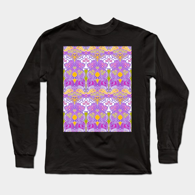 Beauclair Mauve Long Sleeve T-Shirt by wavynewt